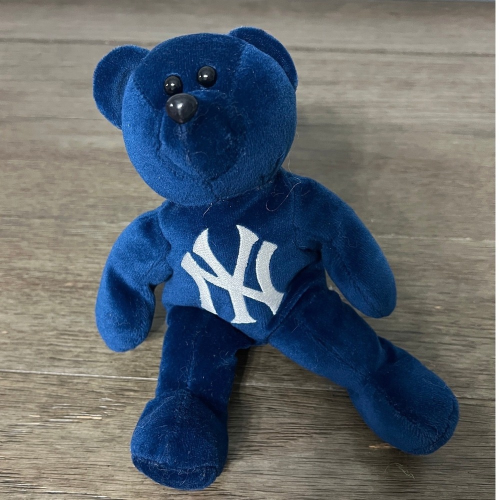 Derek Jeter NY Yankees Teddy Bear Plush Toy‎ #2 Baseball MLB Blue